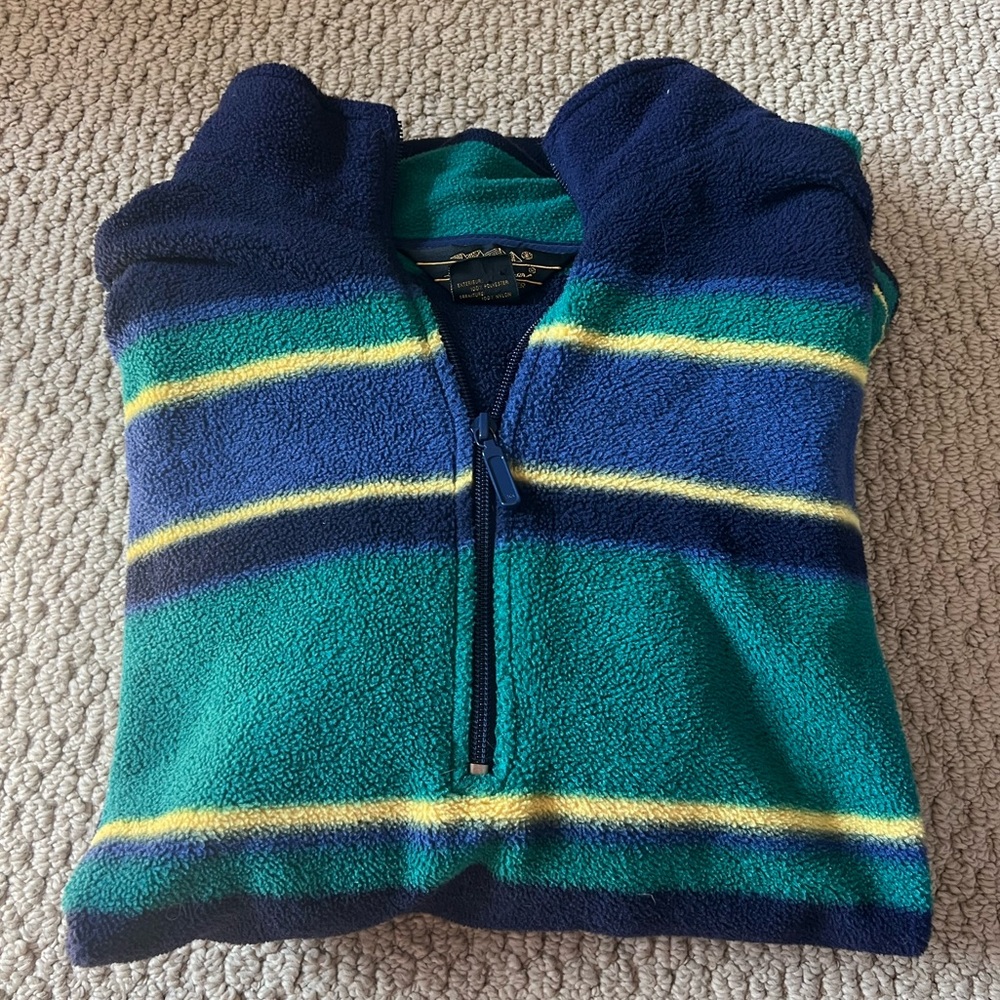 Vintage Eddie Bauer Fleece Quarter Zip